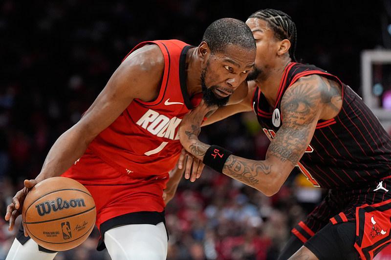 世俱杯买球-杜兰特28+10 火箭119-113胜公牛