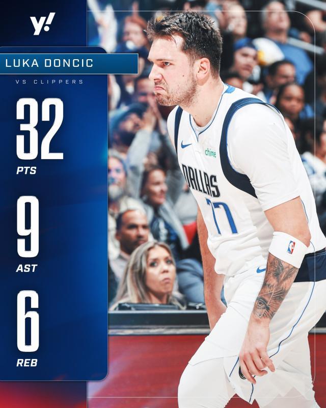 世俱杯买球网站-轰32分9助攻还化身防守肉盾！东契奇带队逼平快艇